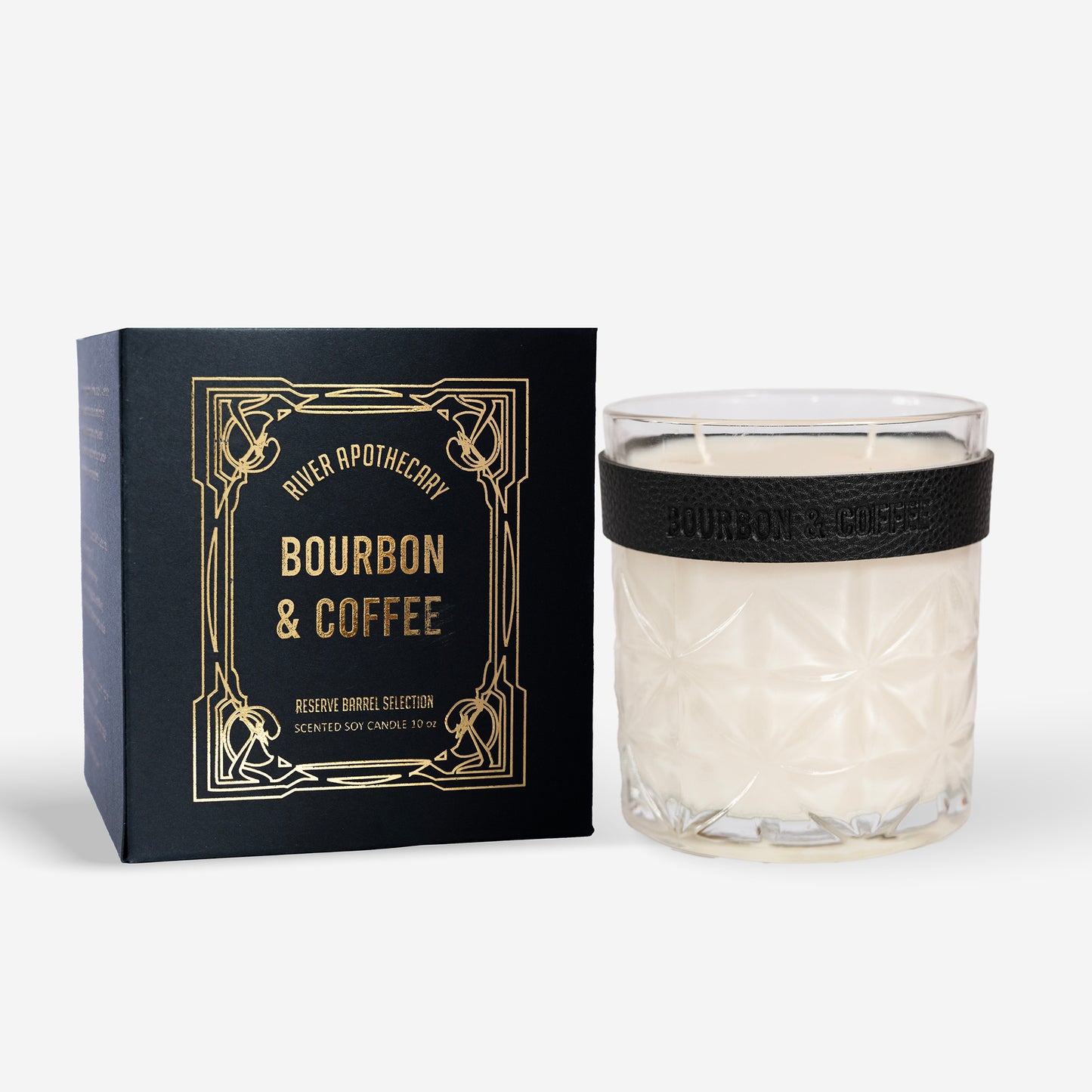 Bourbon & Coffee Scented Candle