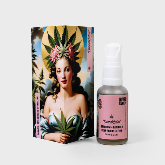 CannaCalm Hemp Pain Oil Geranium + Lavender