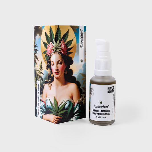 CannaCalm Hemp Pain Oil Jasmine + Patchouli