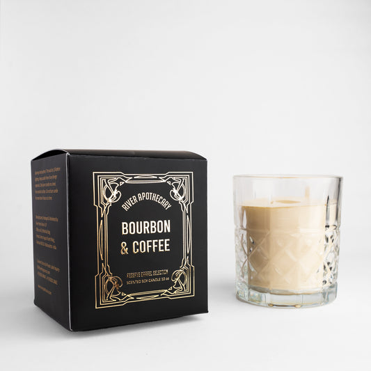 Bourbon & Coffee Scented Candle