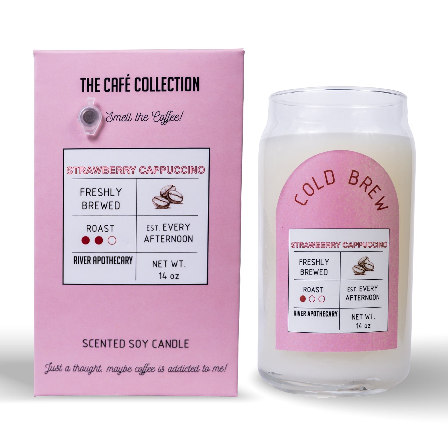 Strawberry Cappuccino Scented Candle